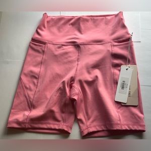 Pink Love Tree Biker shorts NEW WITH TAG